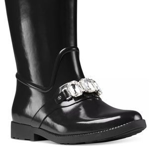 MICHAEL Michael Kors Leslie Rainboots size 7 black boots